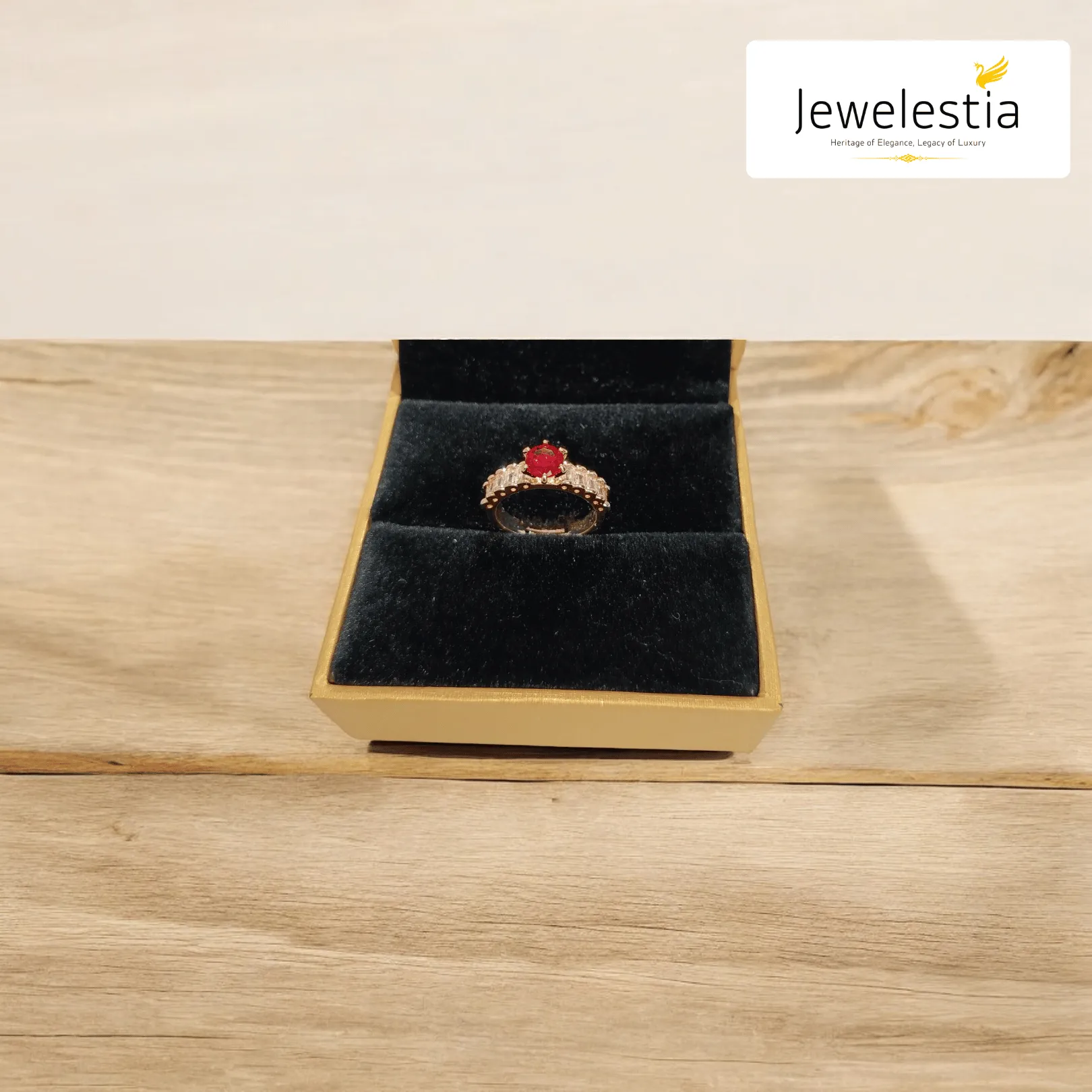 Jewelestia Radiant Rose Ring