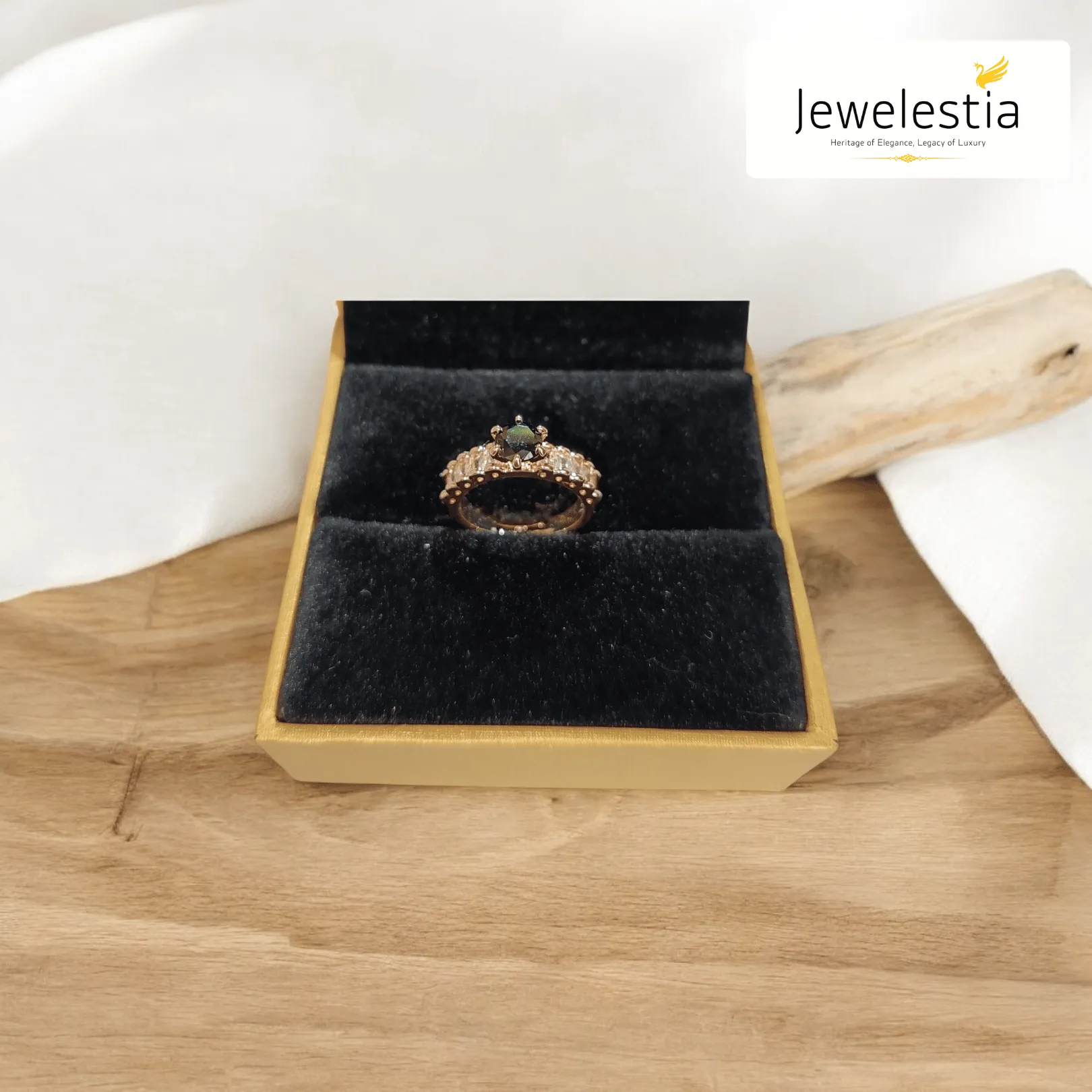 Jewelestia Radiant Rose Ring