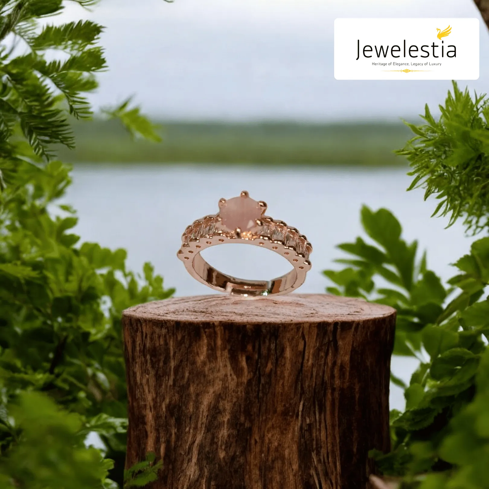 Jewelestia Radiant Rose Ring