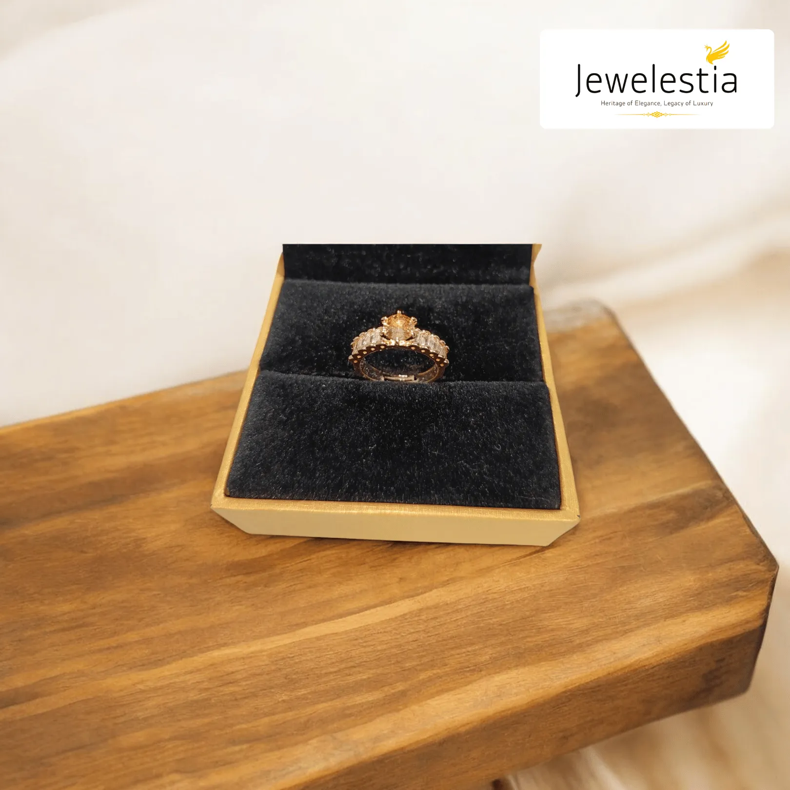 Jewelestia Radiant Rose Ring