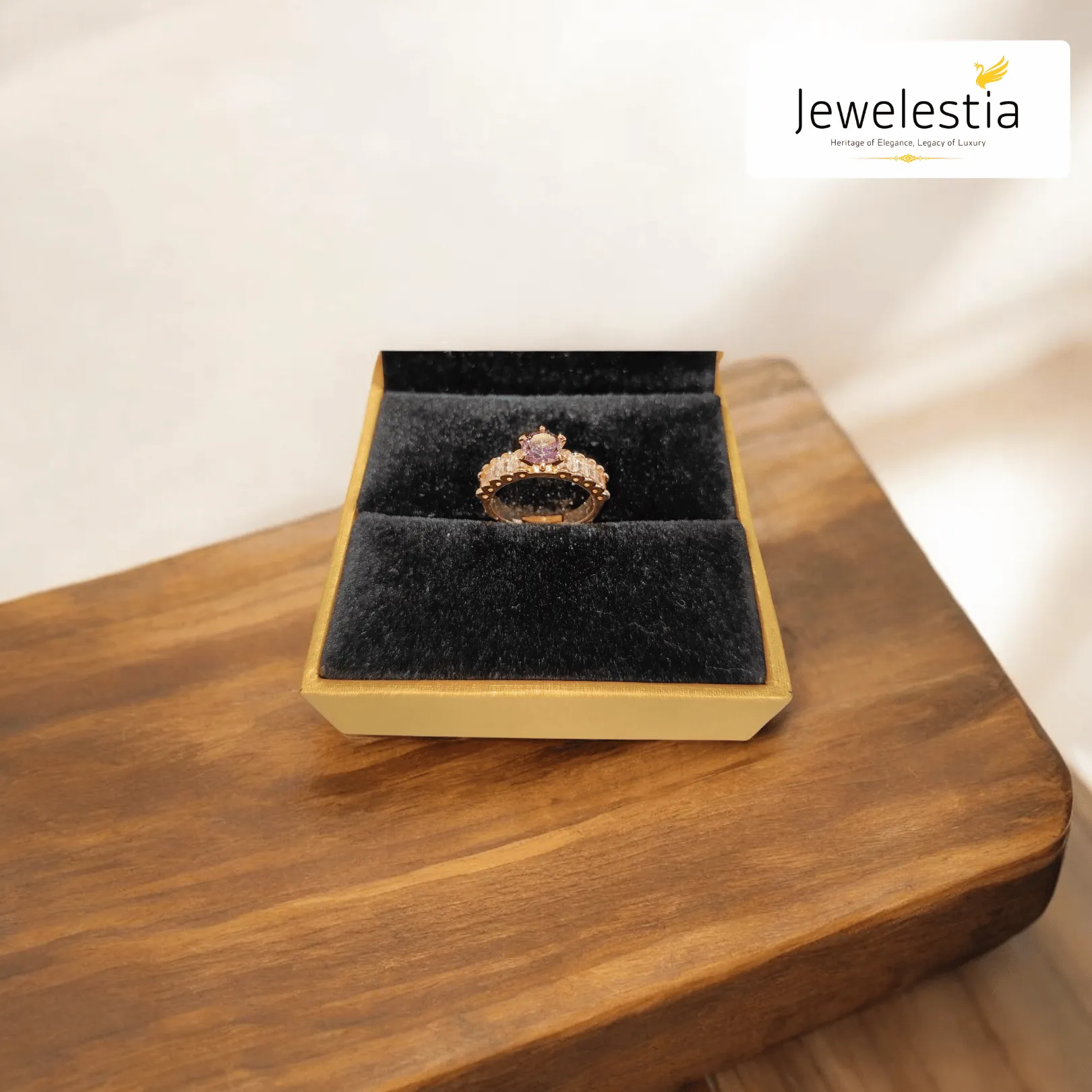 Jewelestia Radiant Rose Ring