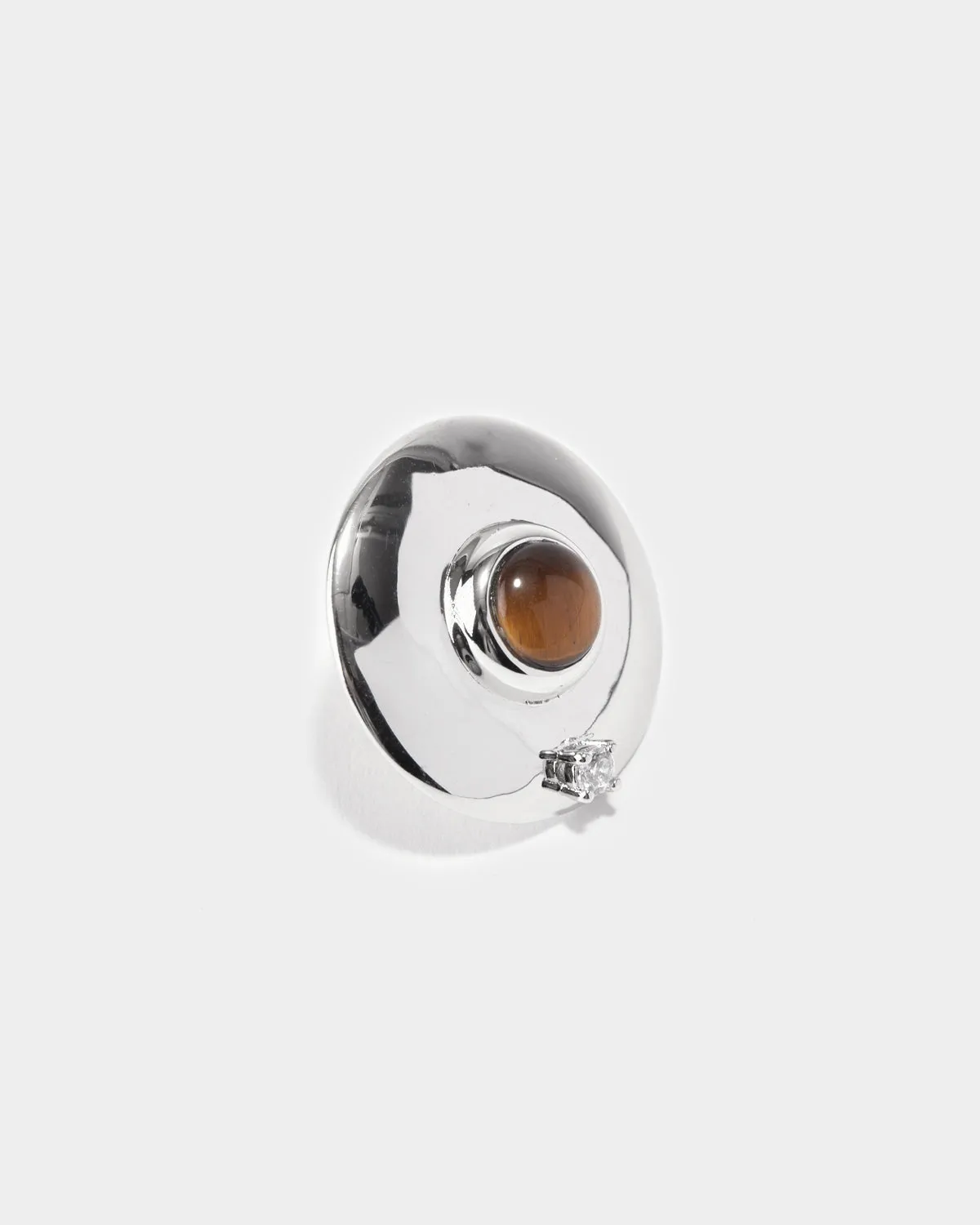 Jupiter Tiger Eye Ear Studs