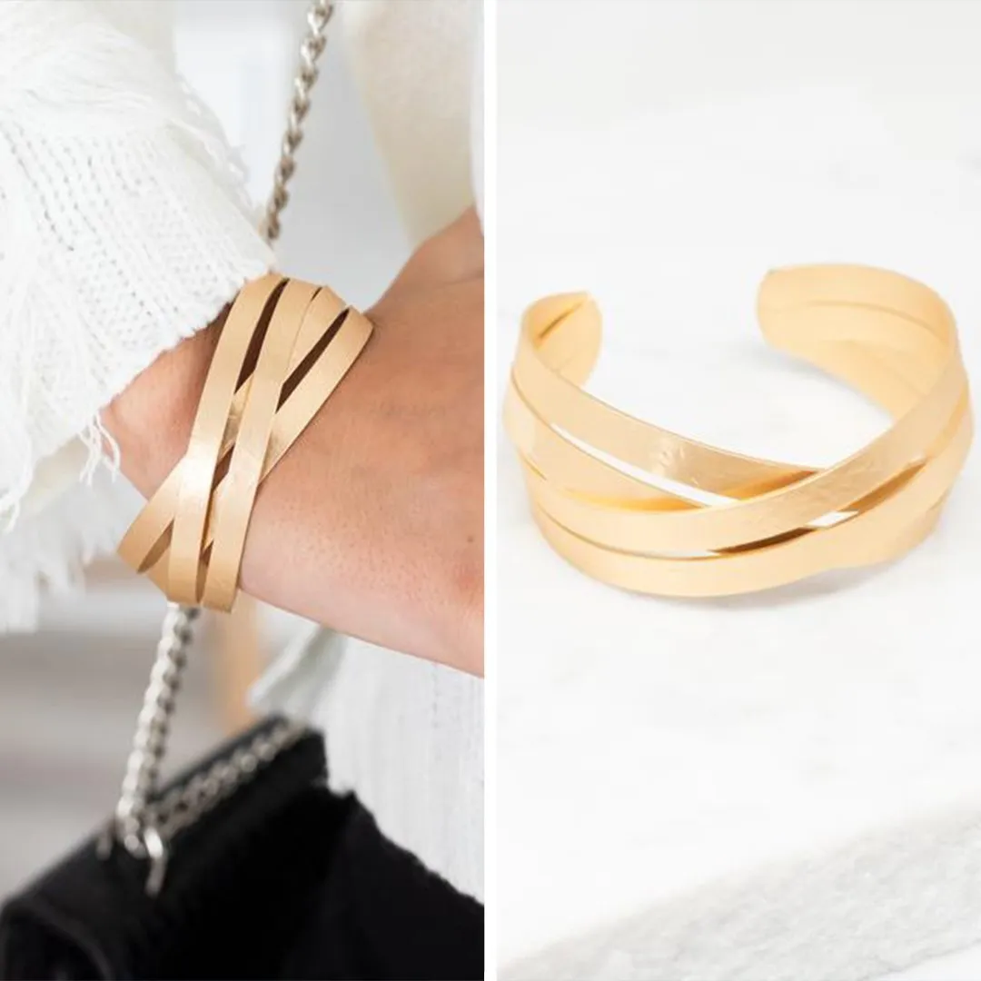 Just A Matter Of Time Gold Layered Bracelet