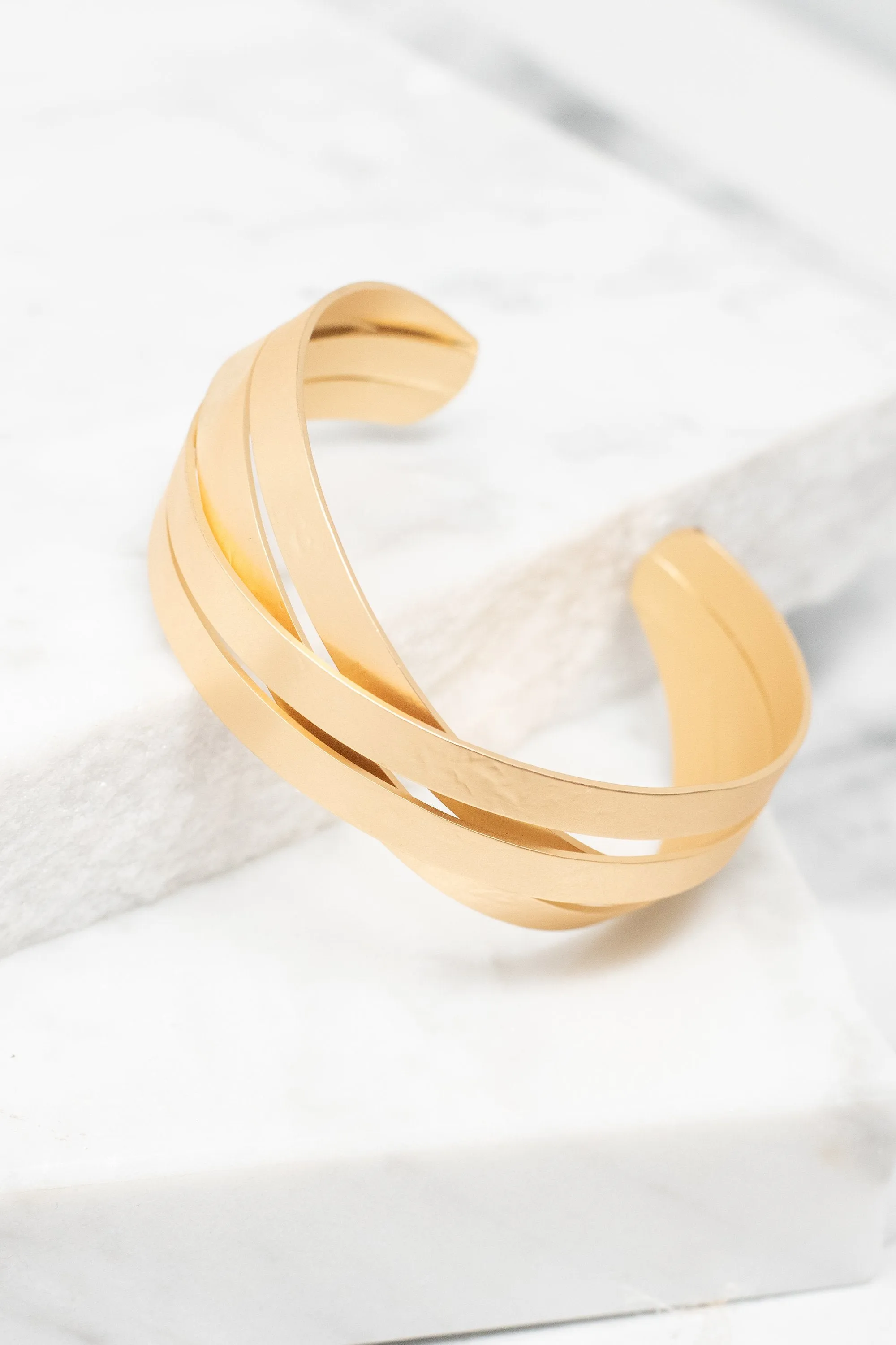 Just A Matter Of Time Gold Layered Bracelet