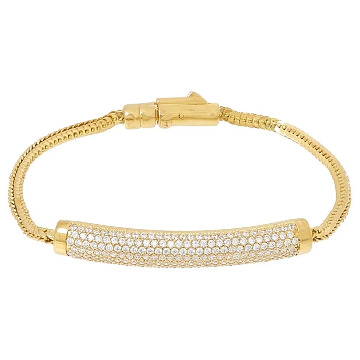 Katharine McPhee Imperial Rope Pavé Bracelet - Sterling Silver