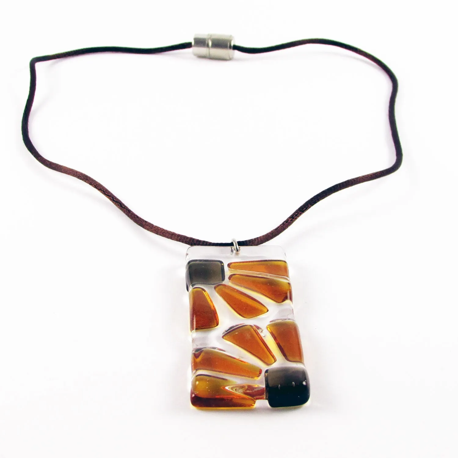 LAMA Glass Pendant - Amber