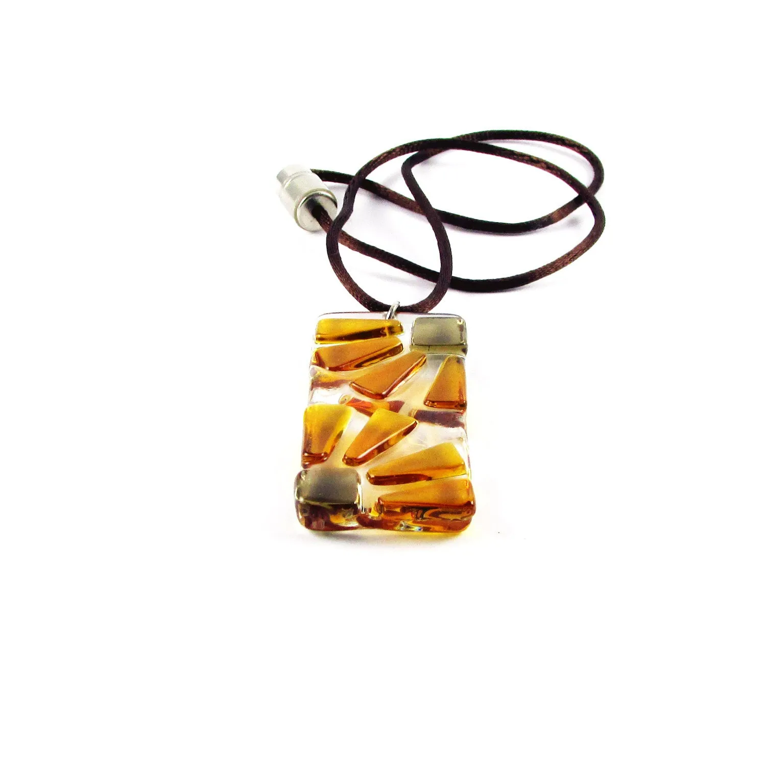 LAMA Glass Pendant - Amber