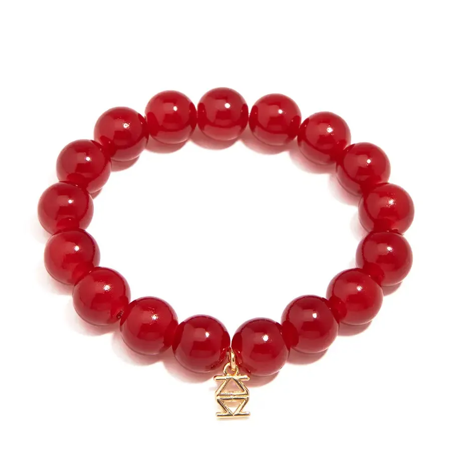 Lost In A Daze Glass Bead Stretch Bracelet