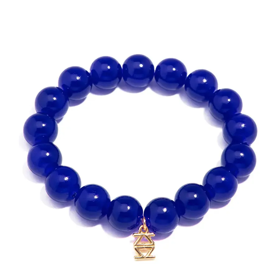 Lost In A Daze Glass Bead Stretch Bracelet
