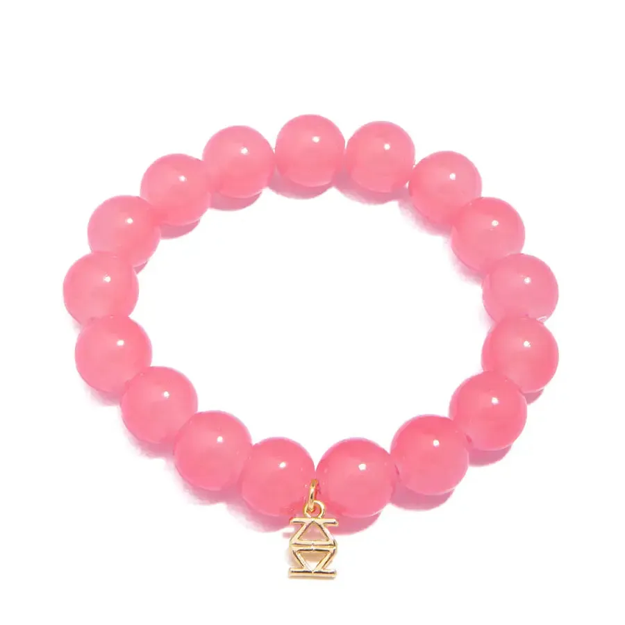 Lost In A Daze Glass Bead Stretch Bracelet