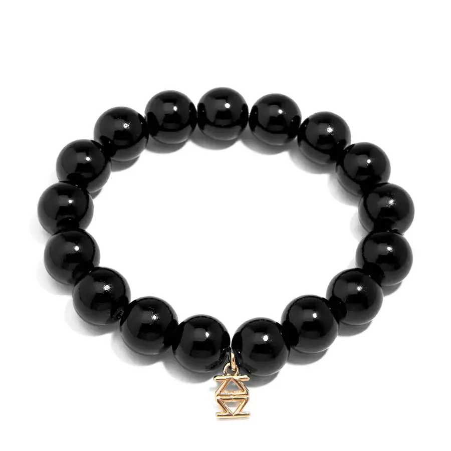 Lost In A Daze Glass Bead Stretch Bracelet