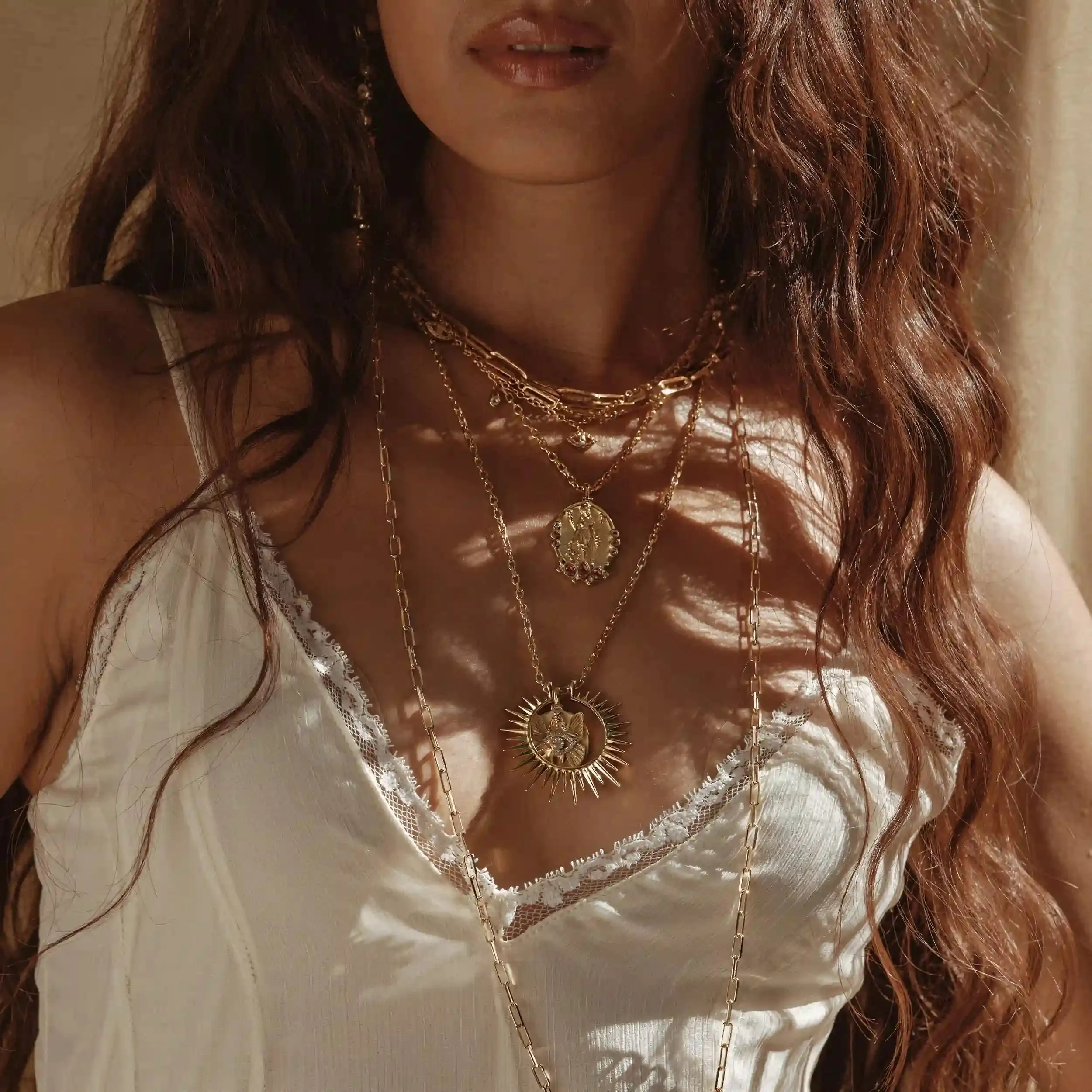 Lotus Goddess Necklace Set