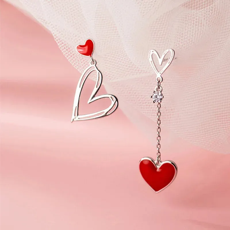 Luxury Gold Color Zircon Bowknot Stud Earrings For Women Pearl Cherries Fruit Red Festive Earring Girls Christmas Jewelry Gifts