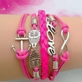 Magenta Pink Handmade Friendship Bracelet