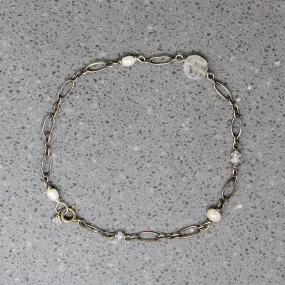 Magical Moonstone & Pearl Bracelet by Brin