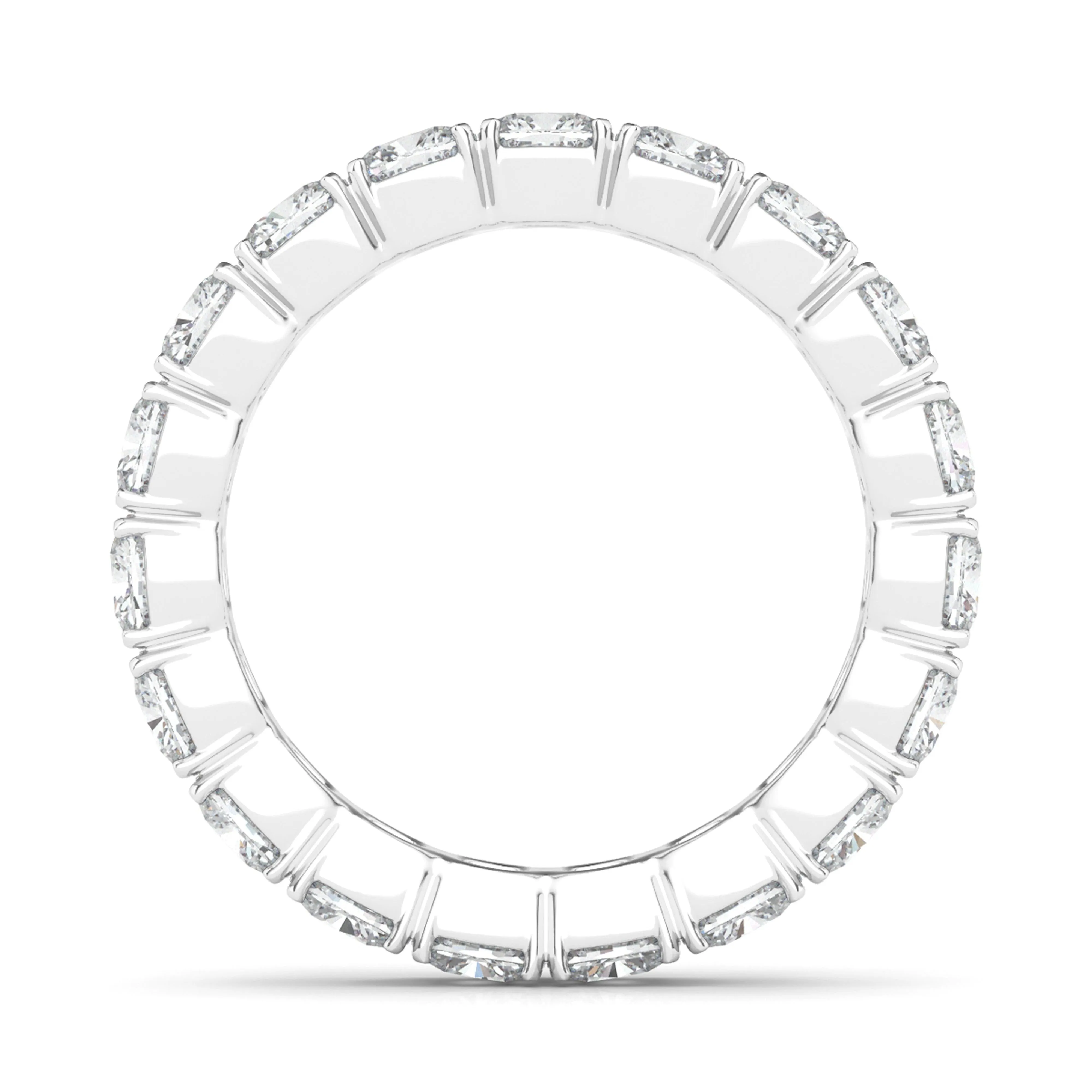 Men's Cushion Cut Eternity Band
