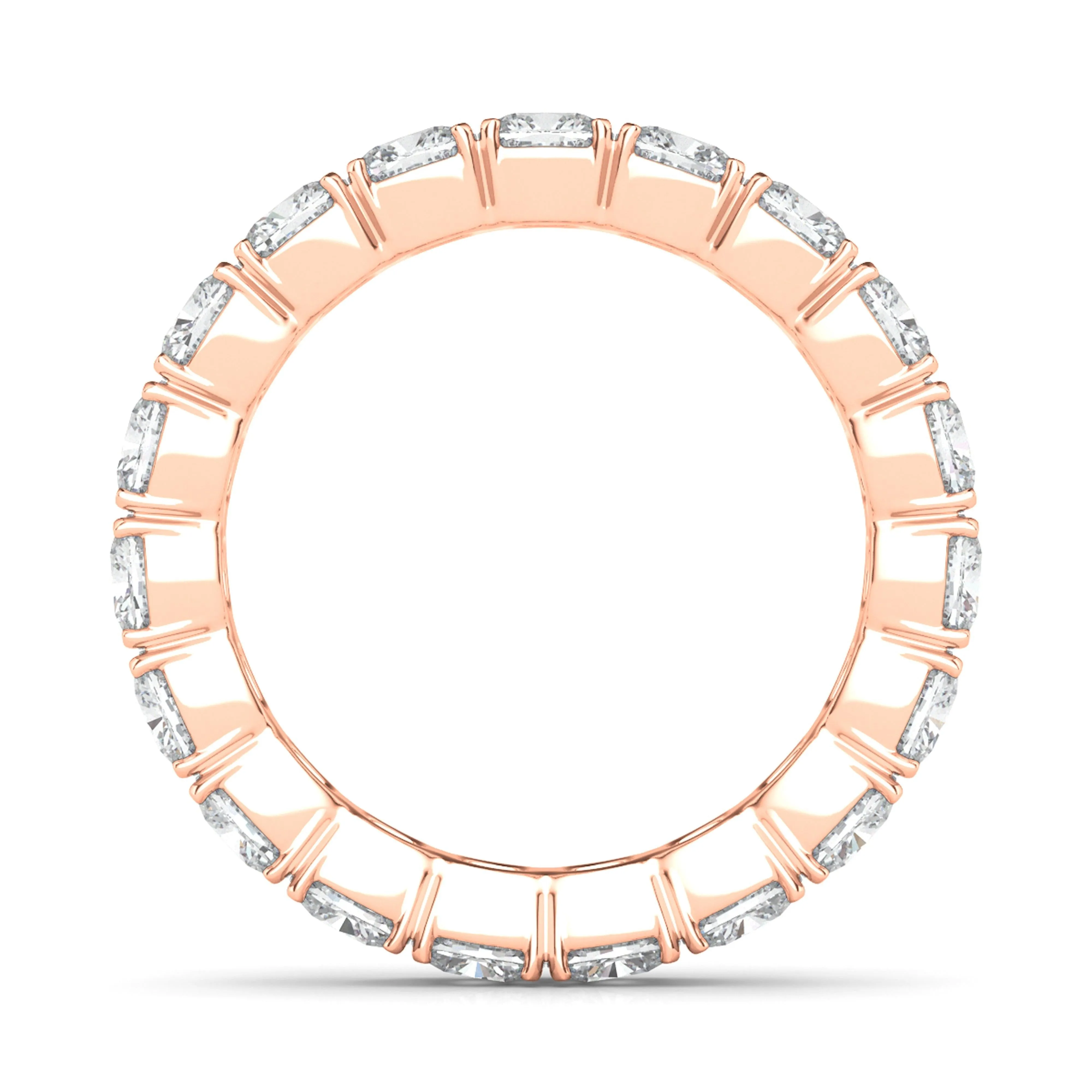 Men's Cushion Cut Eternity Band