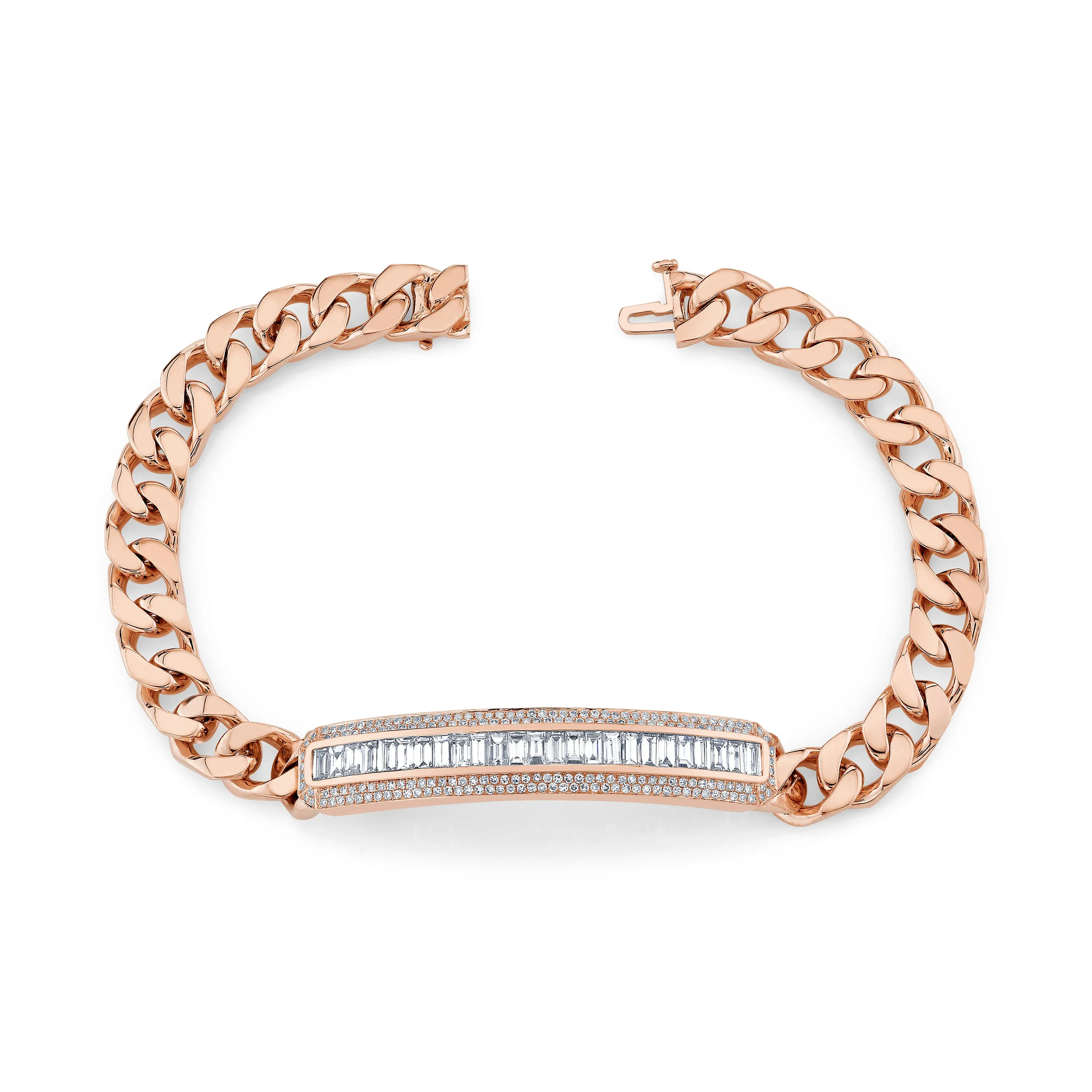 MEN'S MIXED DIAMOND LINK BRACELET