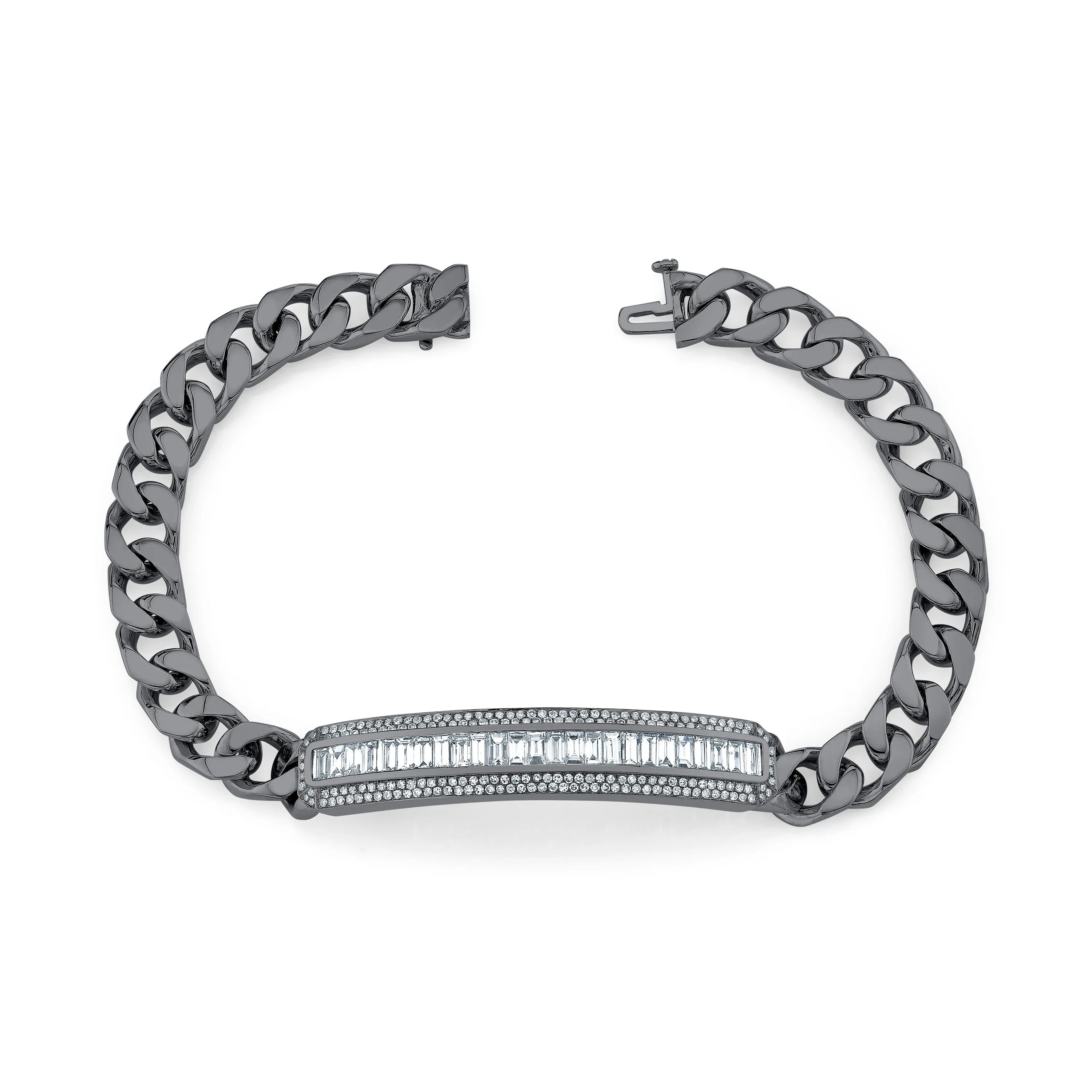 MEN'S MIXED DIAMOND LINK BRACELET