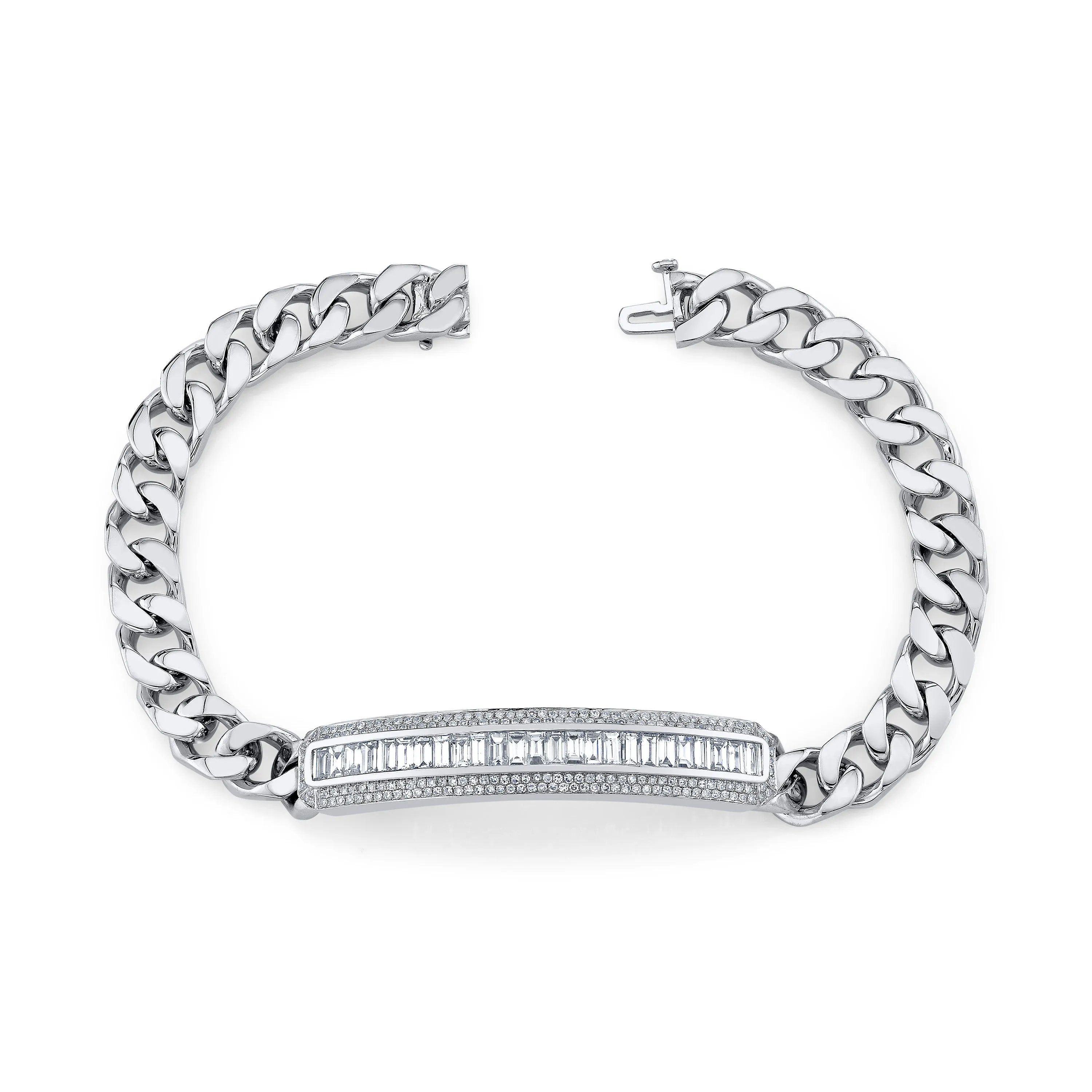 MEN'S MIXED DIAMOND LINK BRACELET