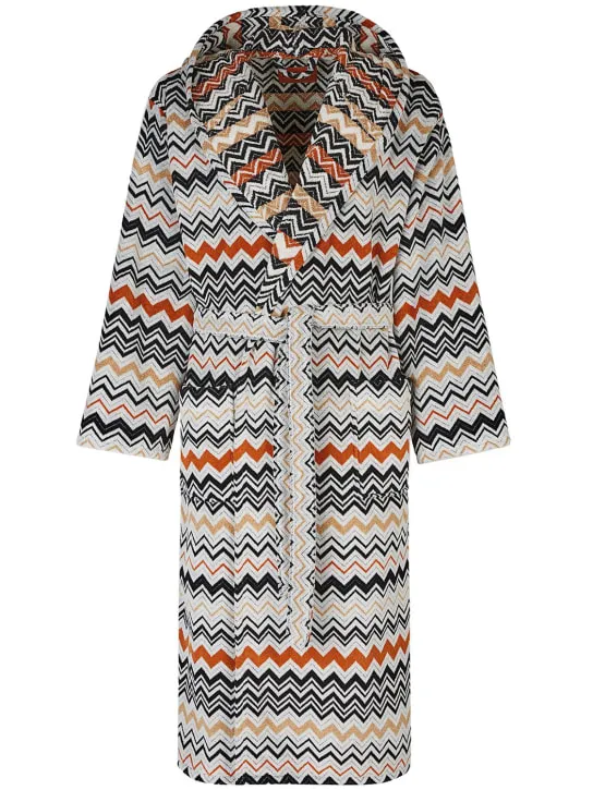 Missoni Home   Bernard cotton bathrobe 