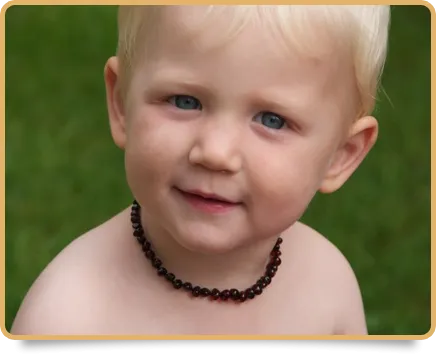 Momma Goose Amber Teething Necklace-Multi