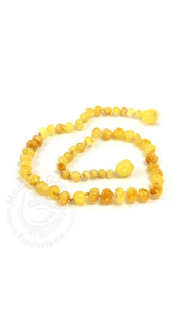 Momma Goose Baltic Amber Baroque Teething Necklace