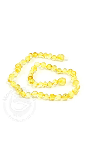 Momma Goose Baltic Amber Baroque Teething Necklace