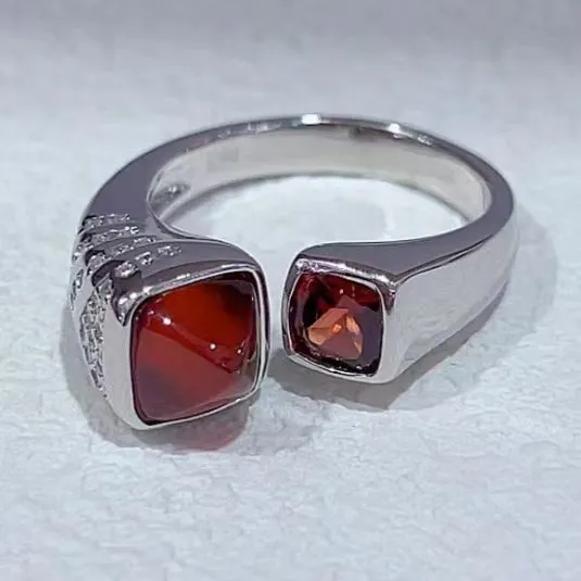 Natural Gemstone Ring 925 Sterling Silver With Fanta Stone Jewelry For Women