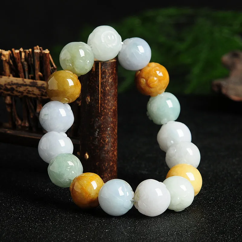 Natural Jade Bracelet Jadeite Bracelet BT99