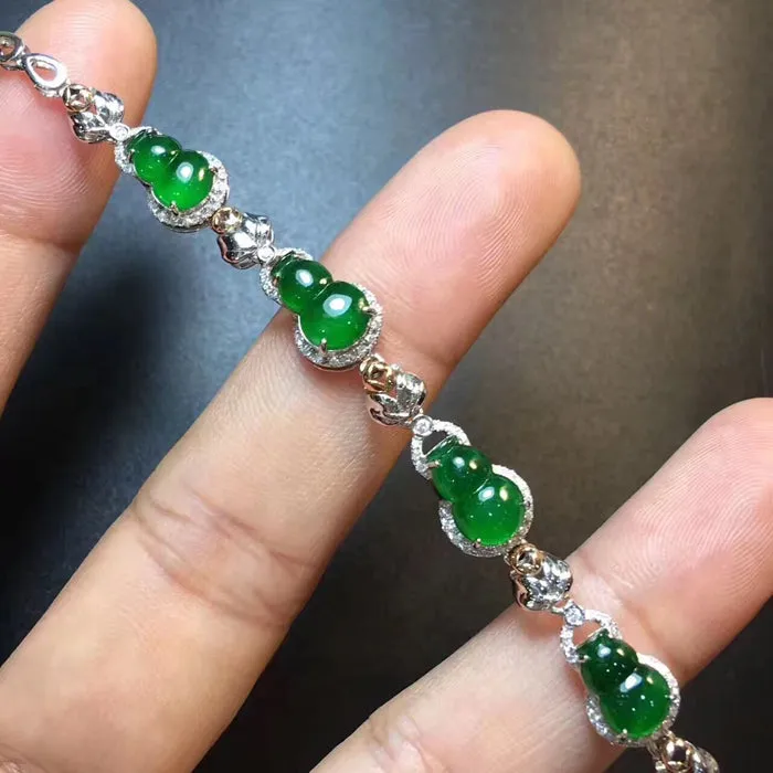 Natural Jade Bracelet Jadeite Bracelet NBT34