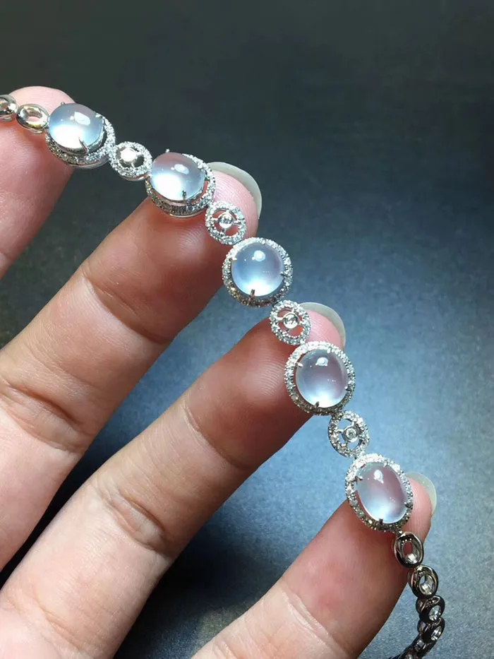Natural Jade Bracelet Jadeite Bracelet NBT42