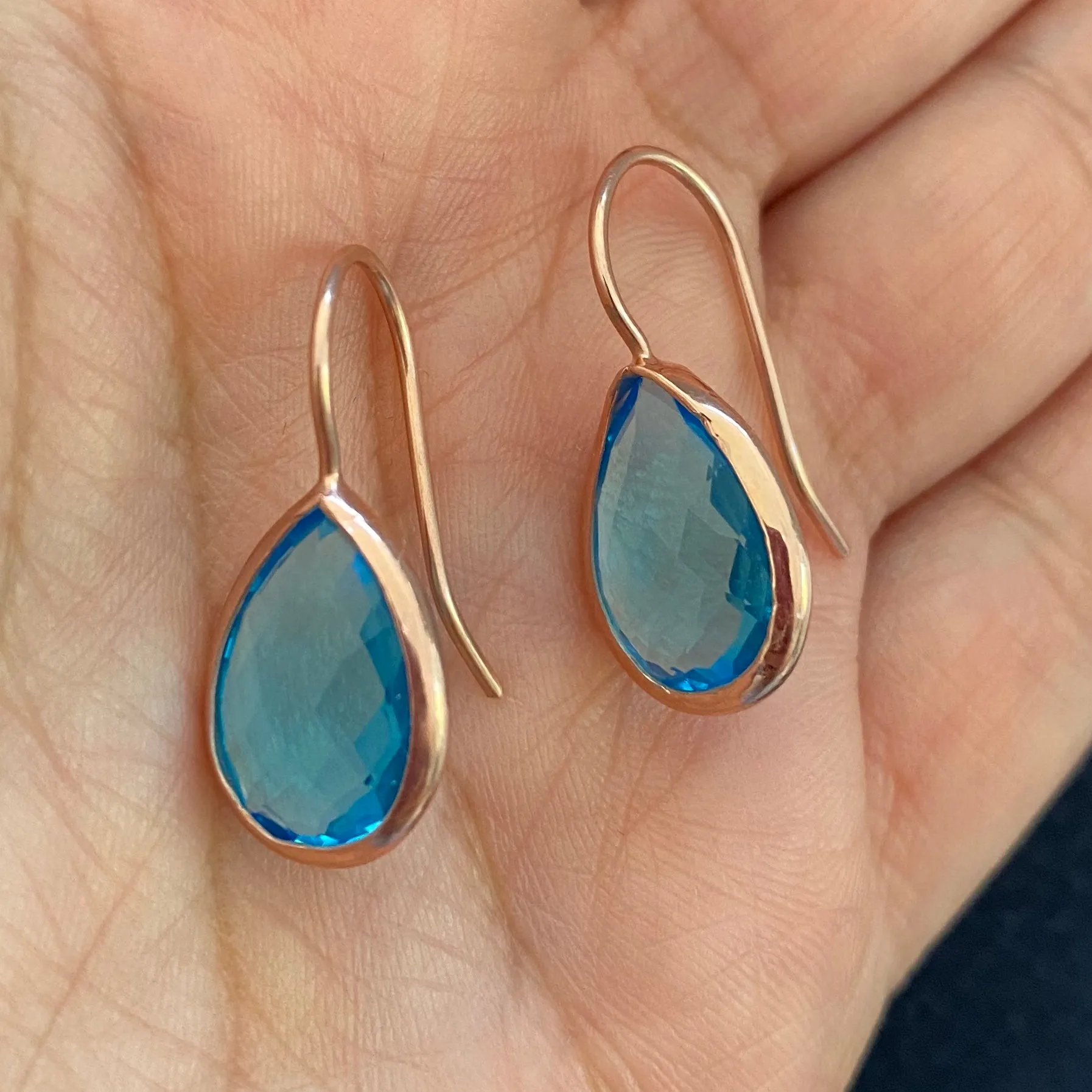 Natural Stone Droplet earrings