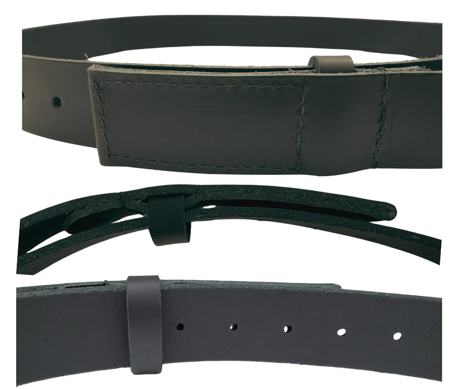 No Buckle! No Scratch! Leather Belt