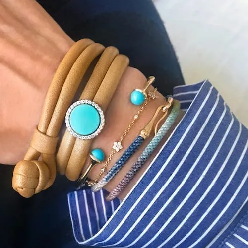 Ole Lynggaard Life Bracelet - Blue Jeans
