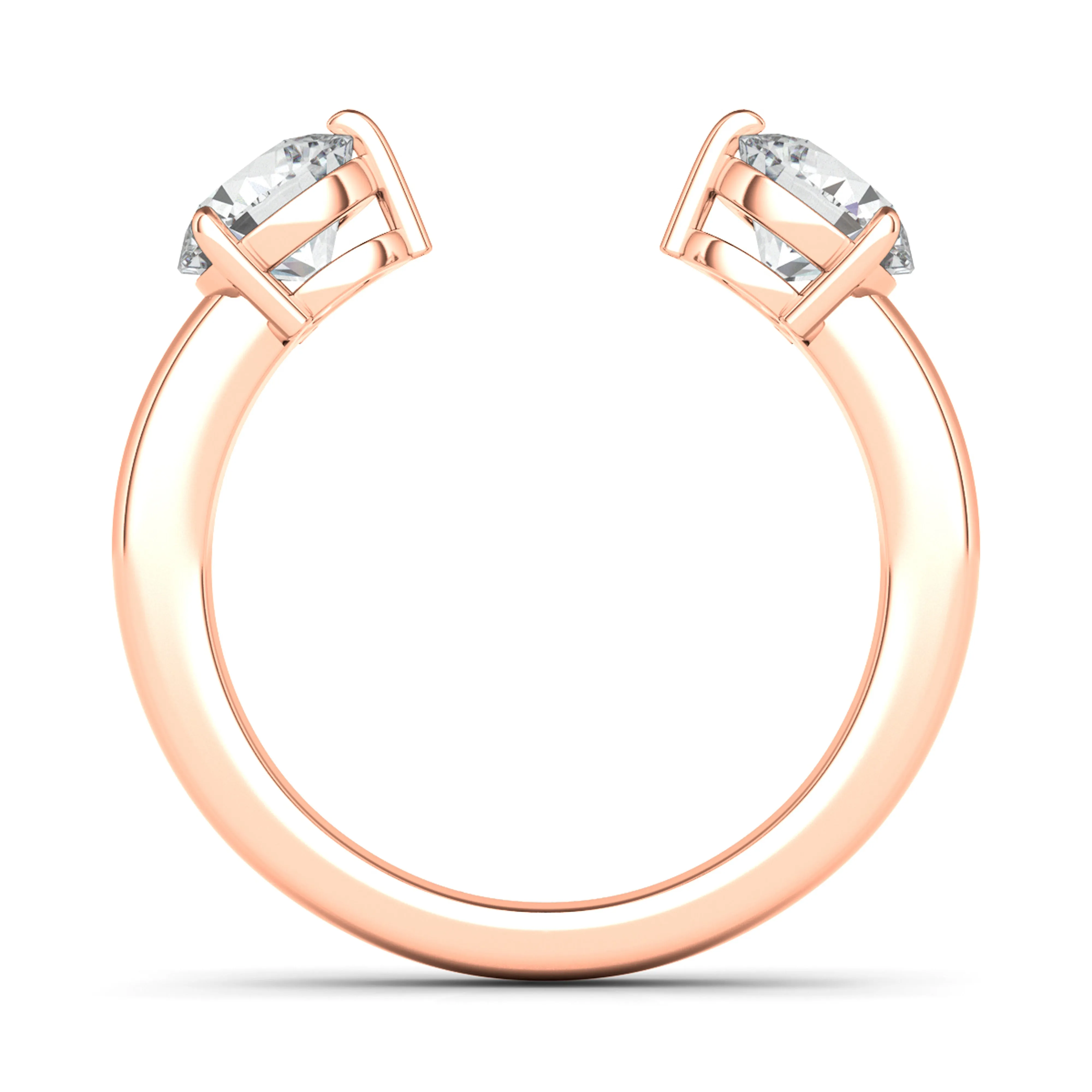 Open Round Diamond Ring