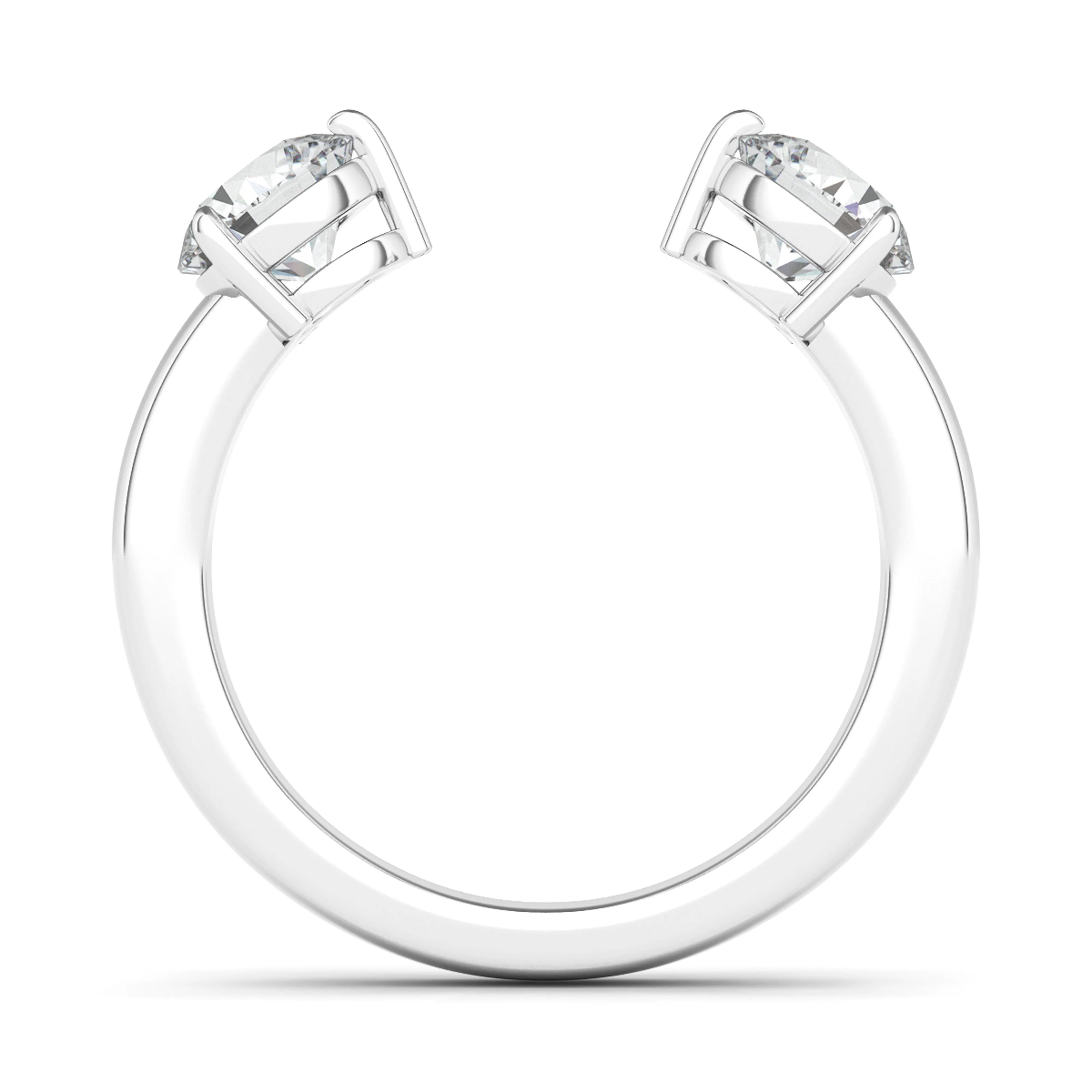 Open Round Diamond Ring