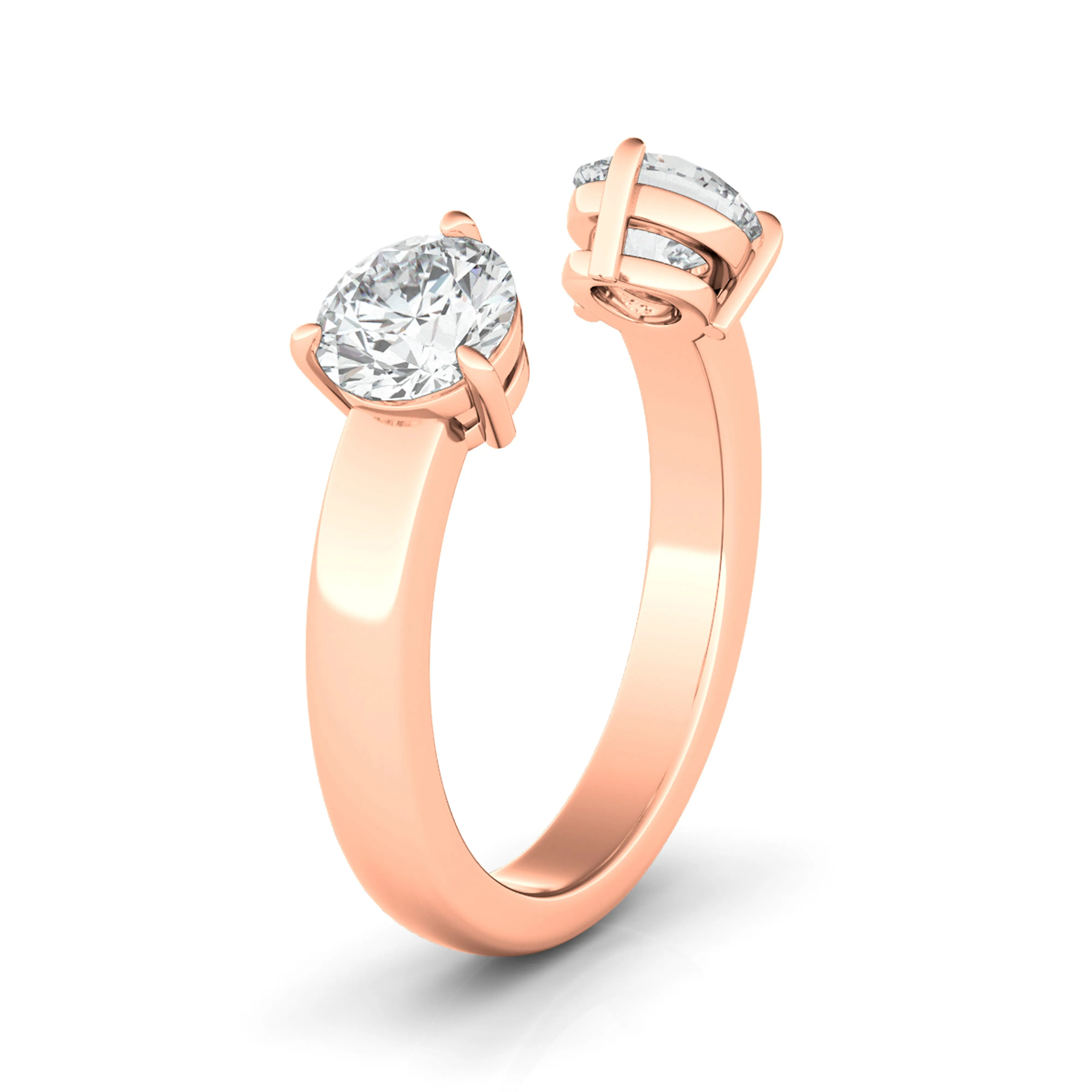 Open Round Diamond Ring