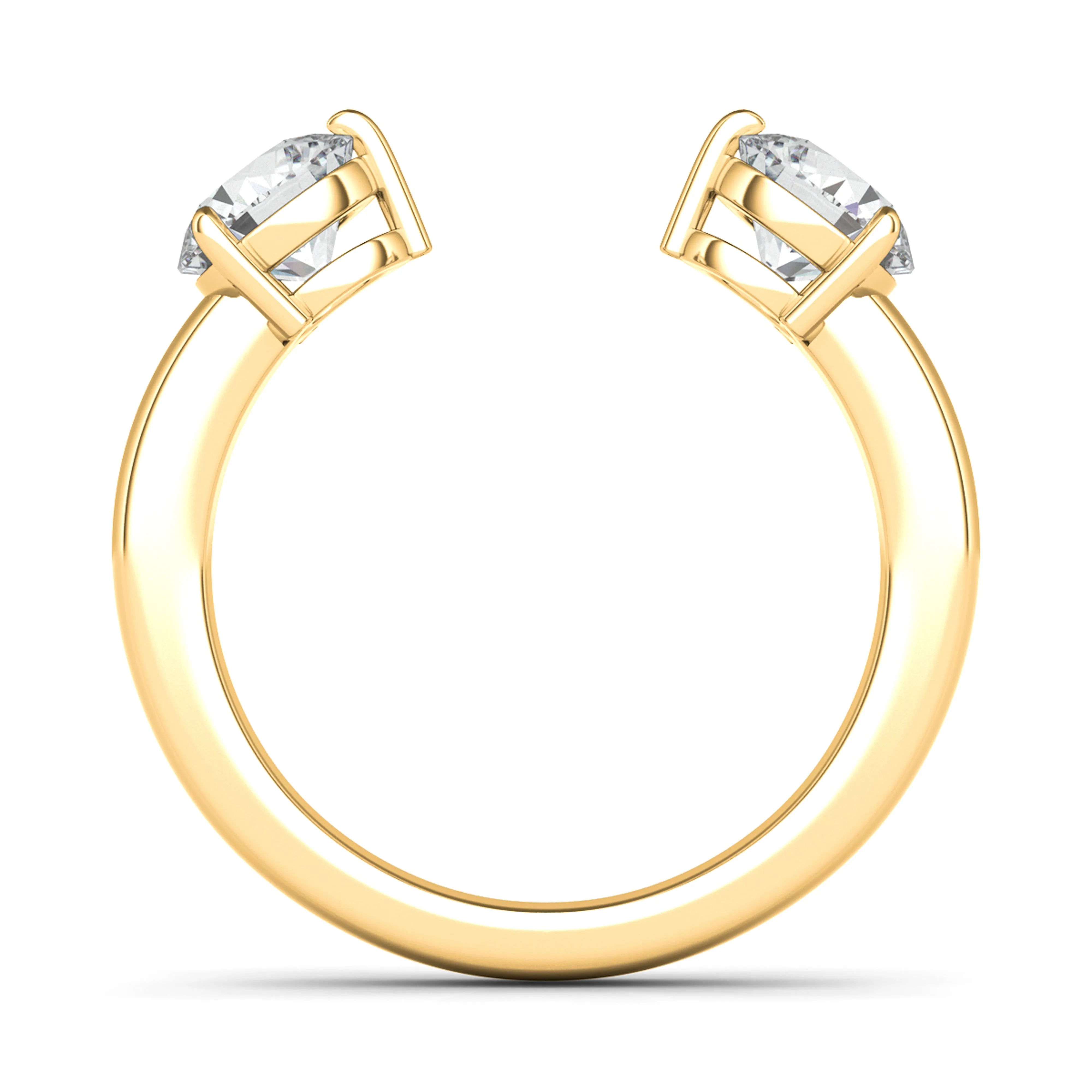 Open Round Diamond Ring