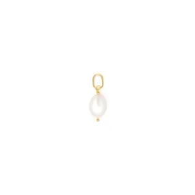 Oval Freshwater Pearl Charm