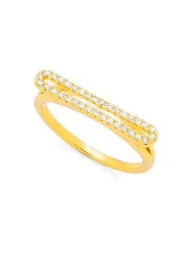 Pave Metal Ring