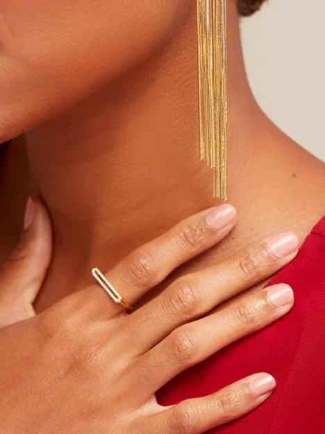 Pave Metal Ring