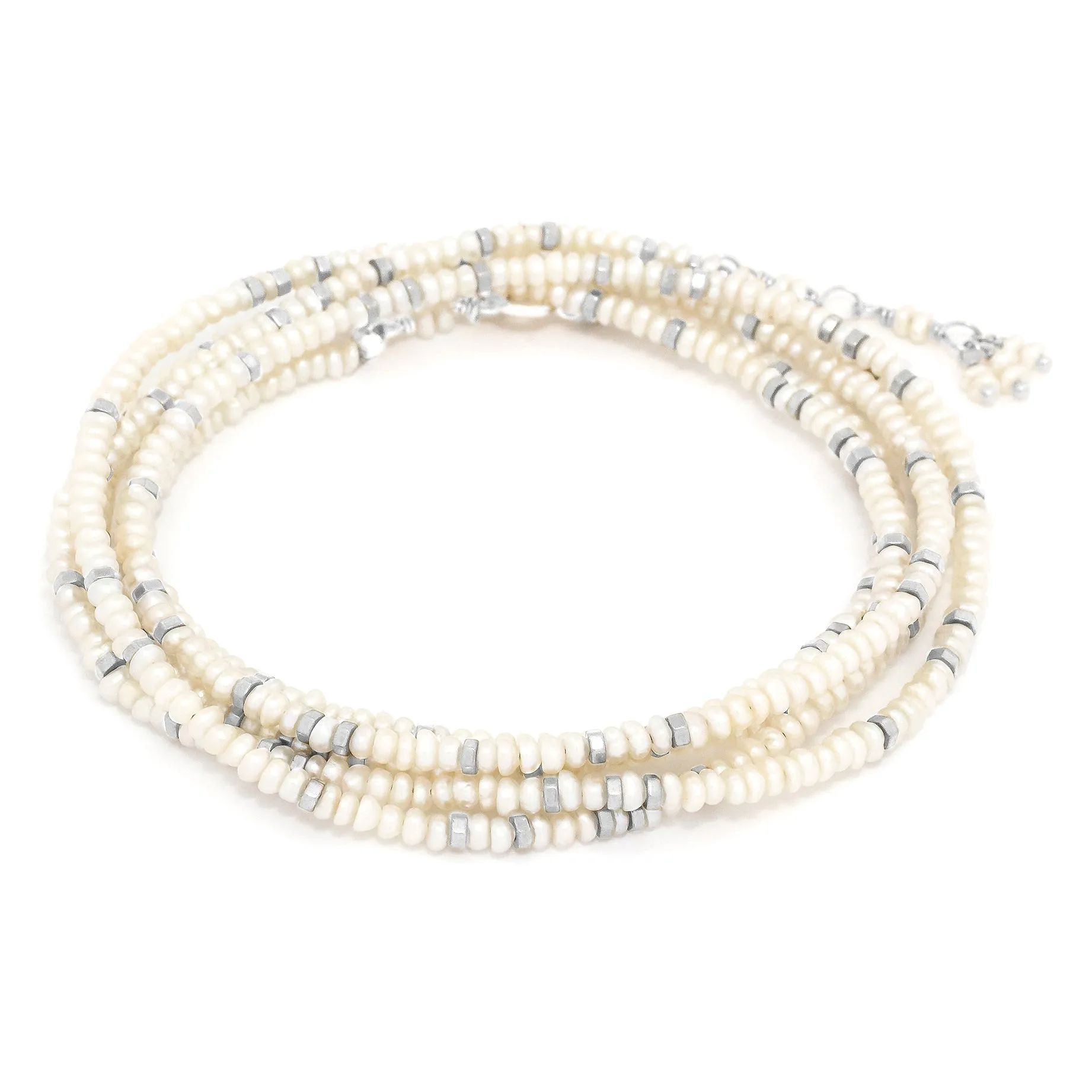 Pearl Wrap Bracelet - Necklace