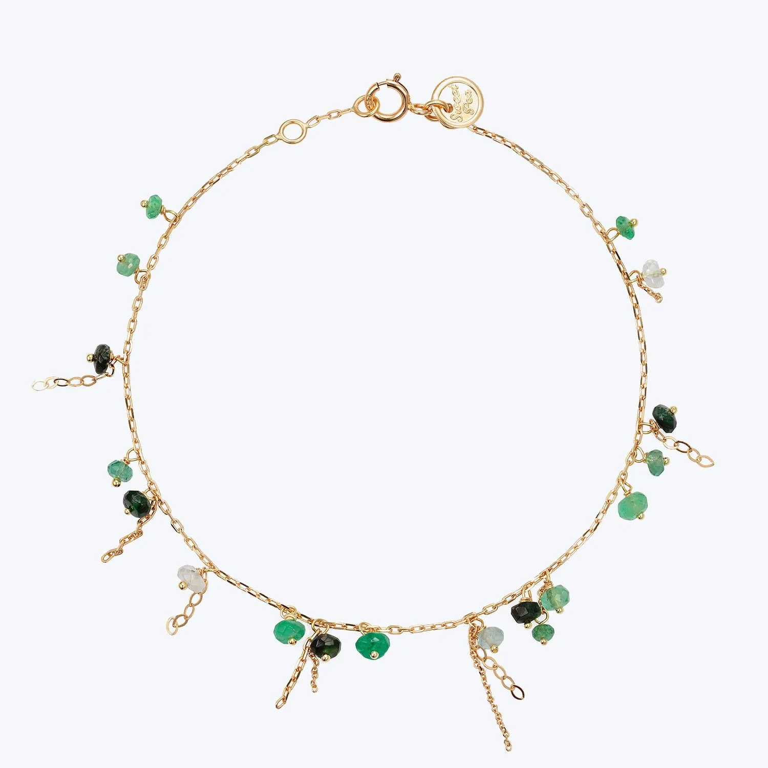 Pogo Punk Emerald Bracelet
