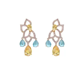 Popular Cubic Zircon CZ Earrings for Wedding, Crystals Earring for Bride, Women Girl Birthday Party Jewelry CE11366