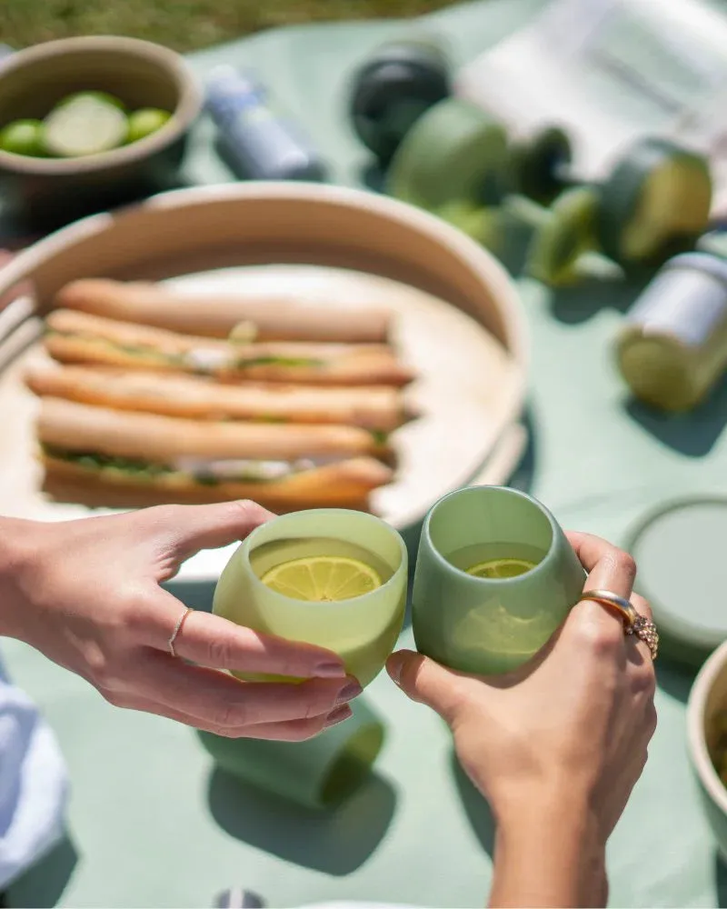 Porter Green Fegg Silicone Glasses - Sage   Olive
