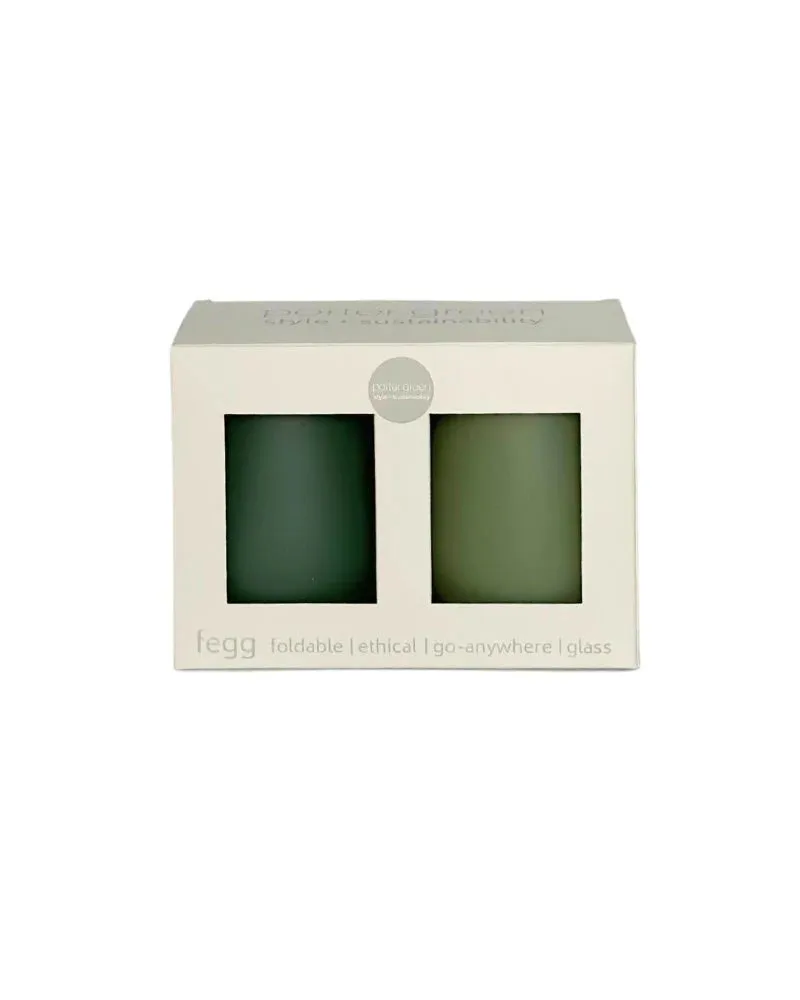 Porter Green Fegg Silicone Glasses - Sage   Olive