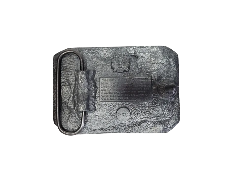 POW MIA Flag Belt Buckle