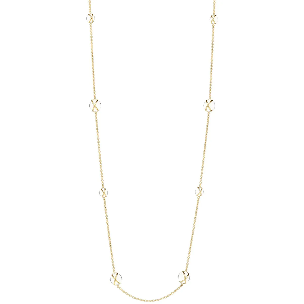 Prism Crystal Quartz 37-Inch Luxe Chain Necklace