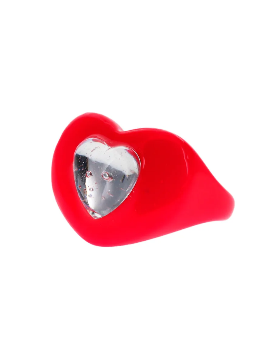 RED RAINBOW LUCKY RING